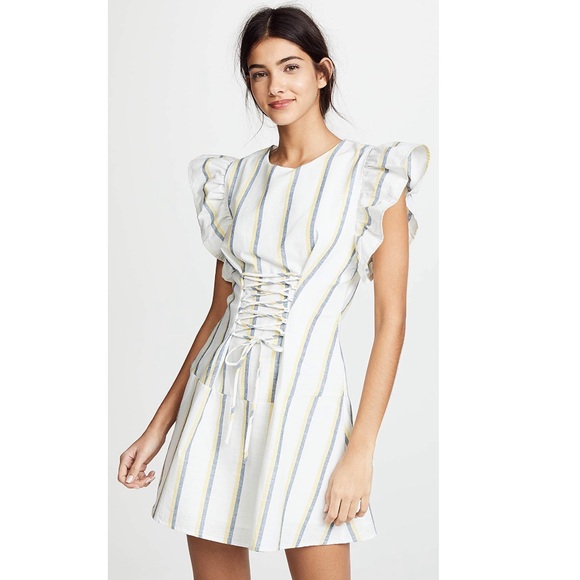 M.I.A. Lace-up Dress - Picture 1 of 8